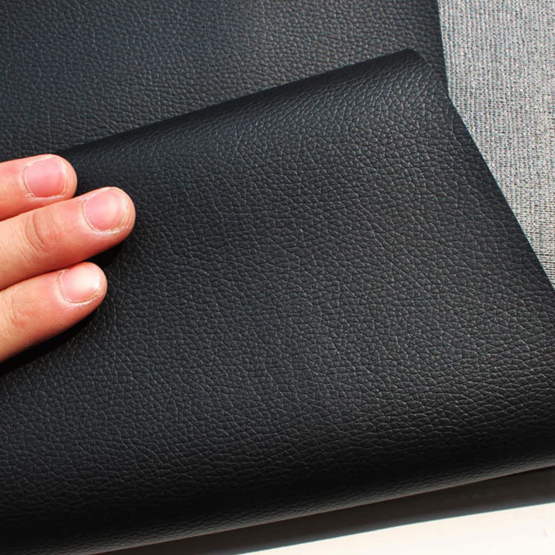 Amazon.com: Black Faux Leather PU Leather Fabric 36